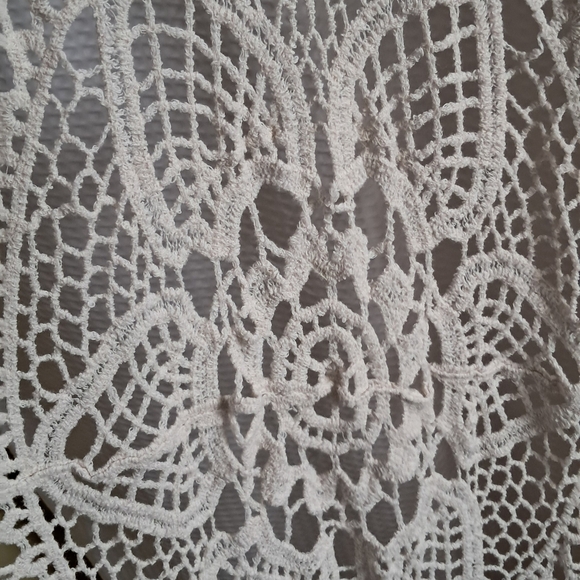 Cream Crochet Cardigan Duster - Picture 6 of 6
